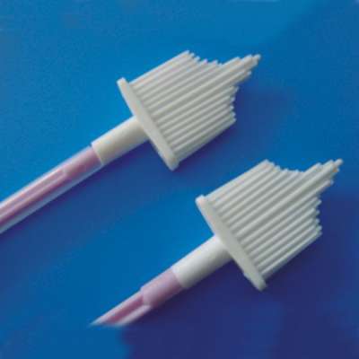 Disposable sterile cervical brush