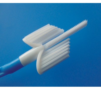 Disposable gynecology cervical brush